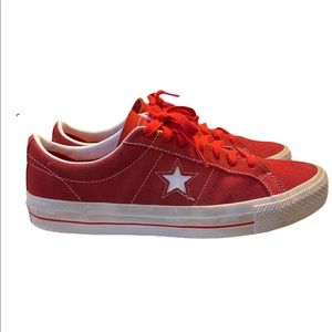 Red Converse One Star